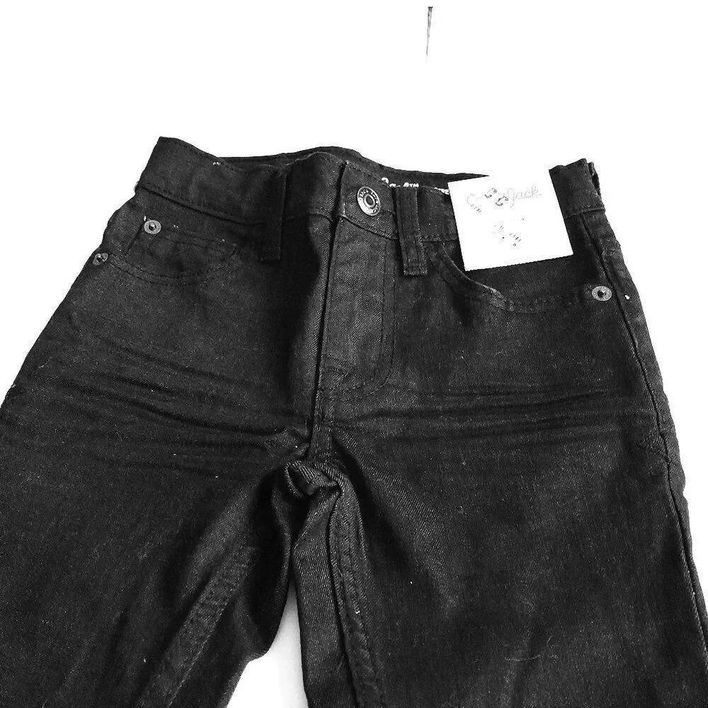 Cat & Jack Youth Kids Boys Black Dress Pants Adjustable Size 4